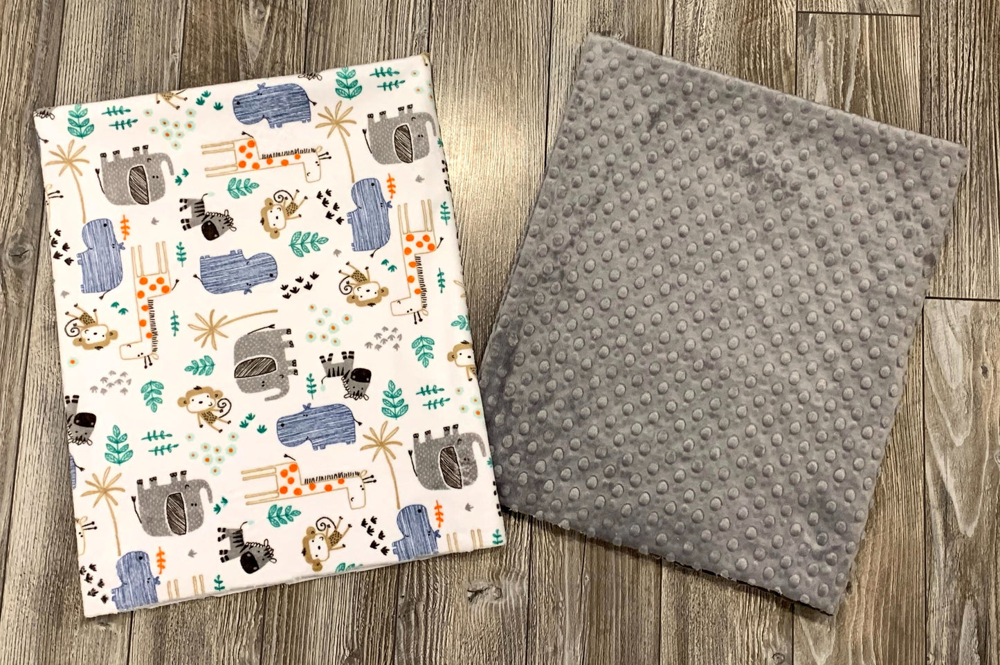 Grey Safari Animals