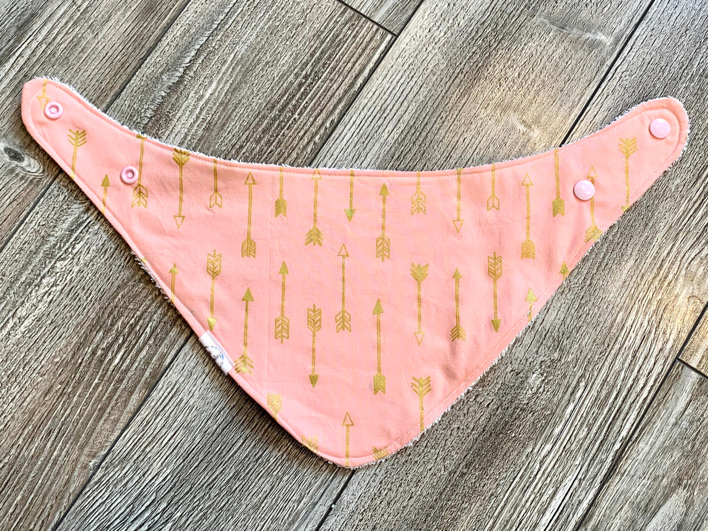 Pink with Gold Arrows