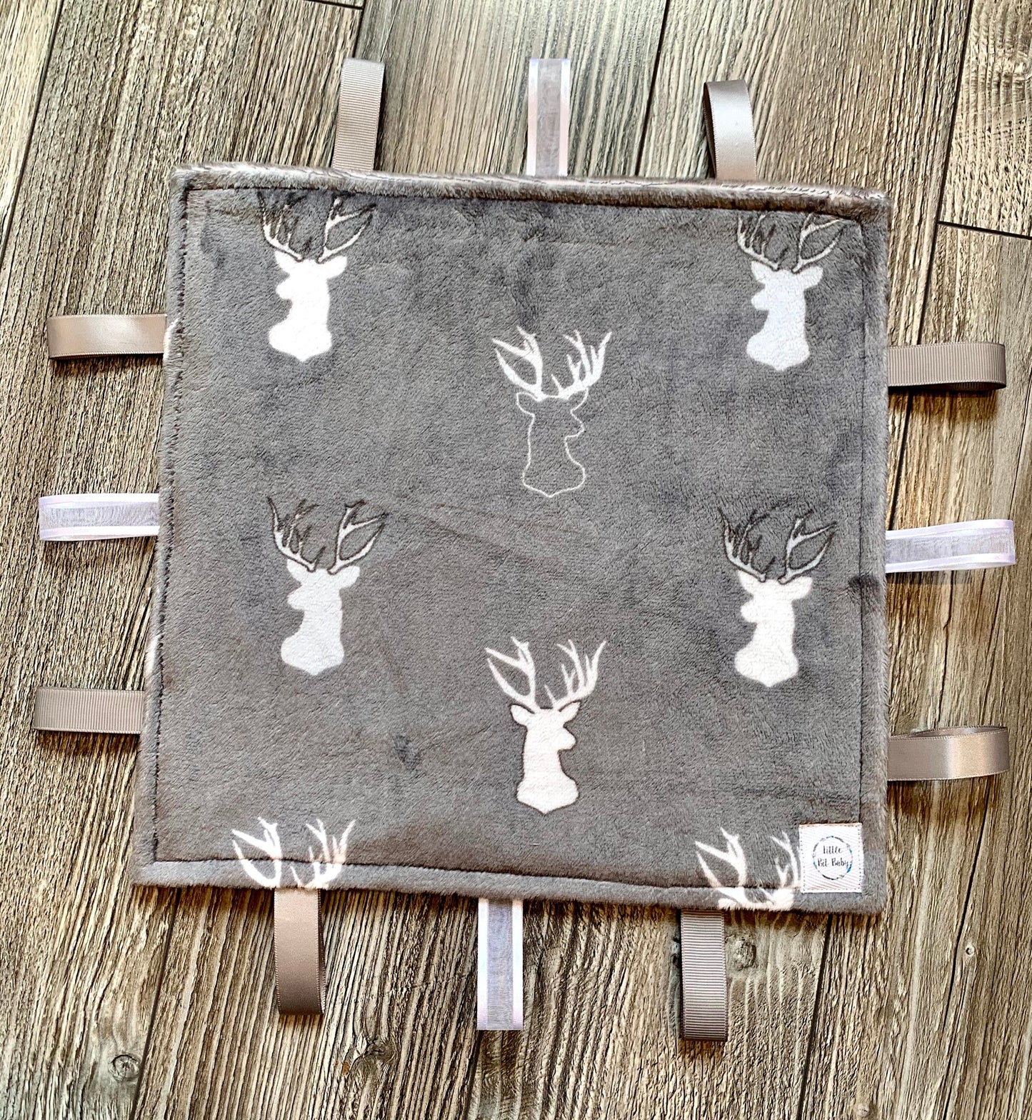 Grey Buck Heads WITH Crinkle