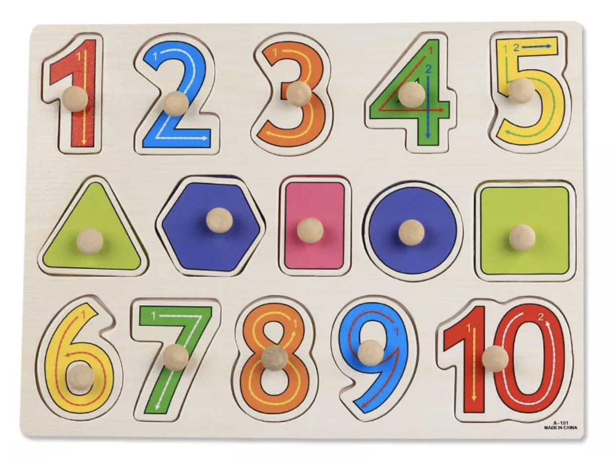 Rainbow Number Board