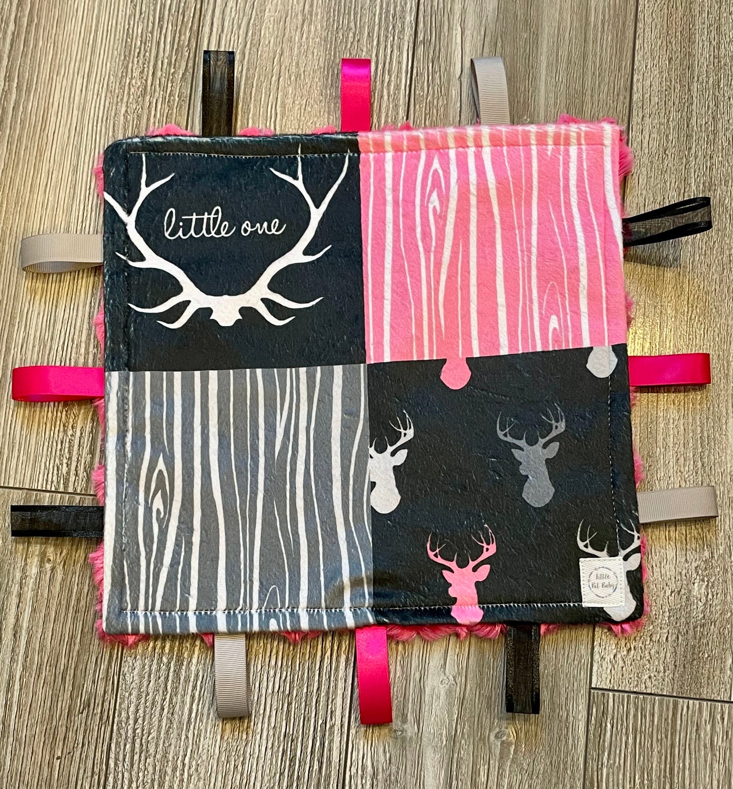 Fuchsia Pink Bucks WITH Crinkle (Print 5)
