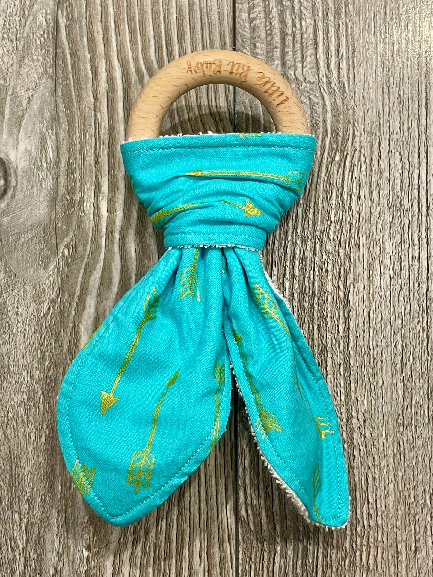 Aqua With Gold Arrows