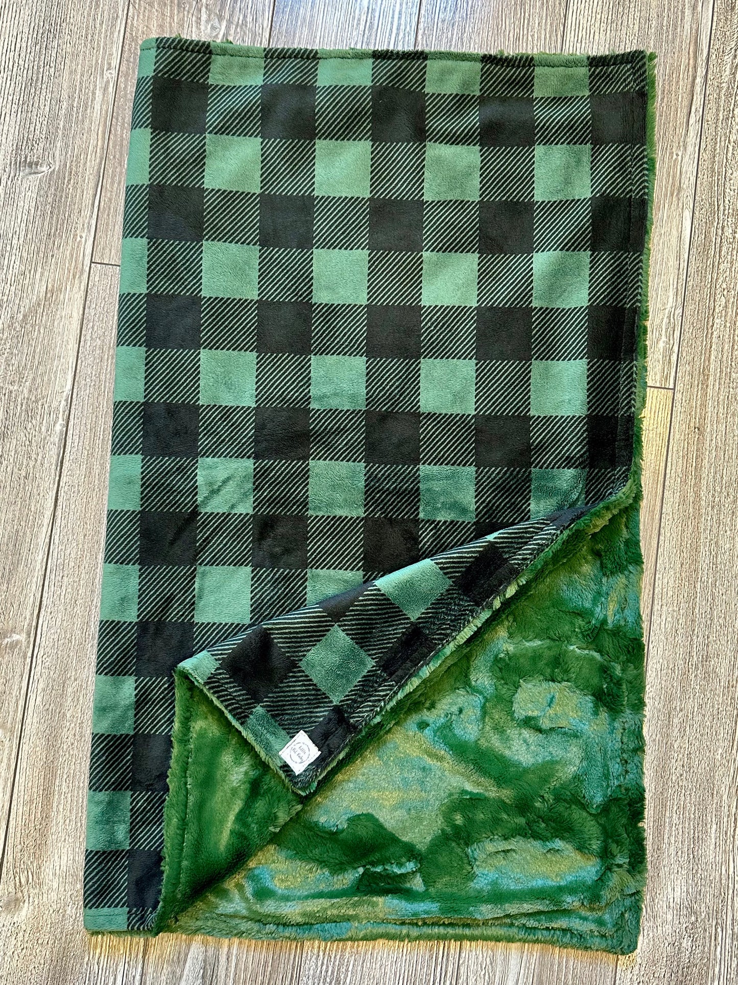 Black and Evergreen Plaid