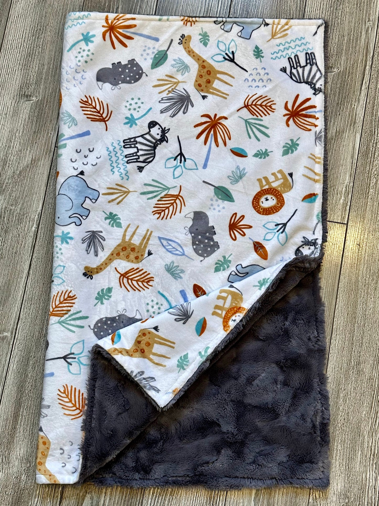 Dark Grey Jungle Friends