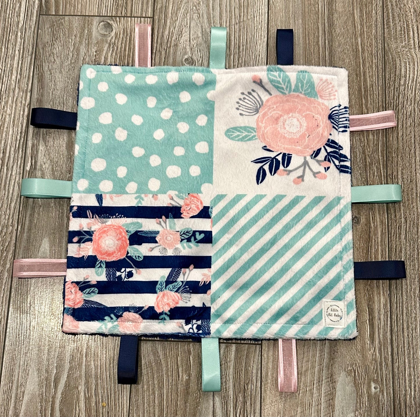 Navy and Teal Florals (Print 1)