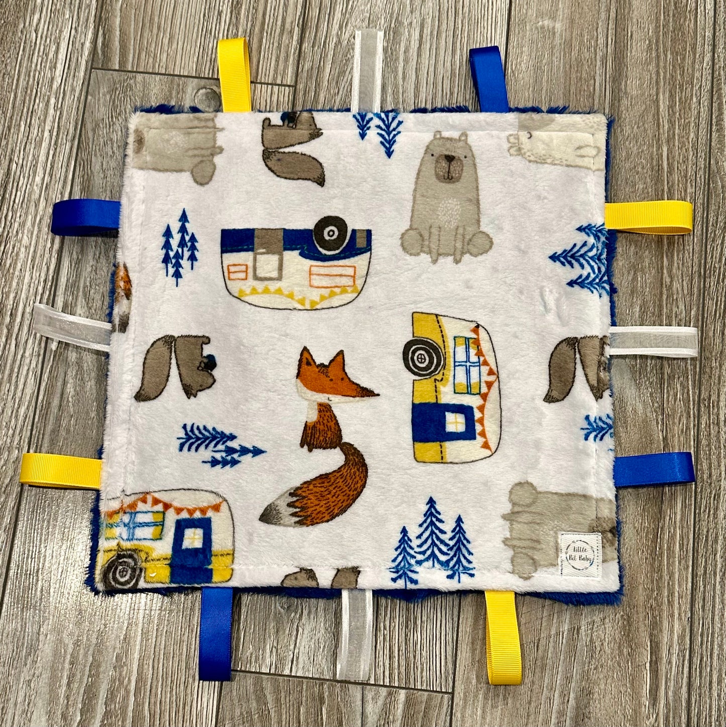 Royal Blue Woodland Camping WITH Crinkle