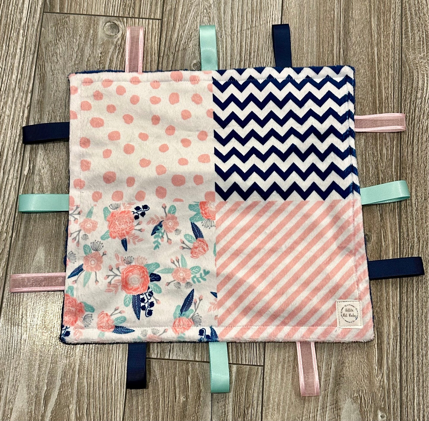 Navy and Teal Florals (Print 2)