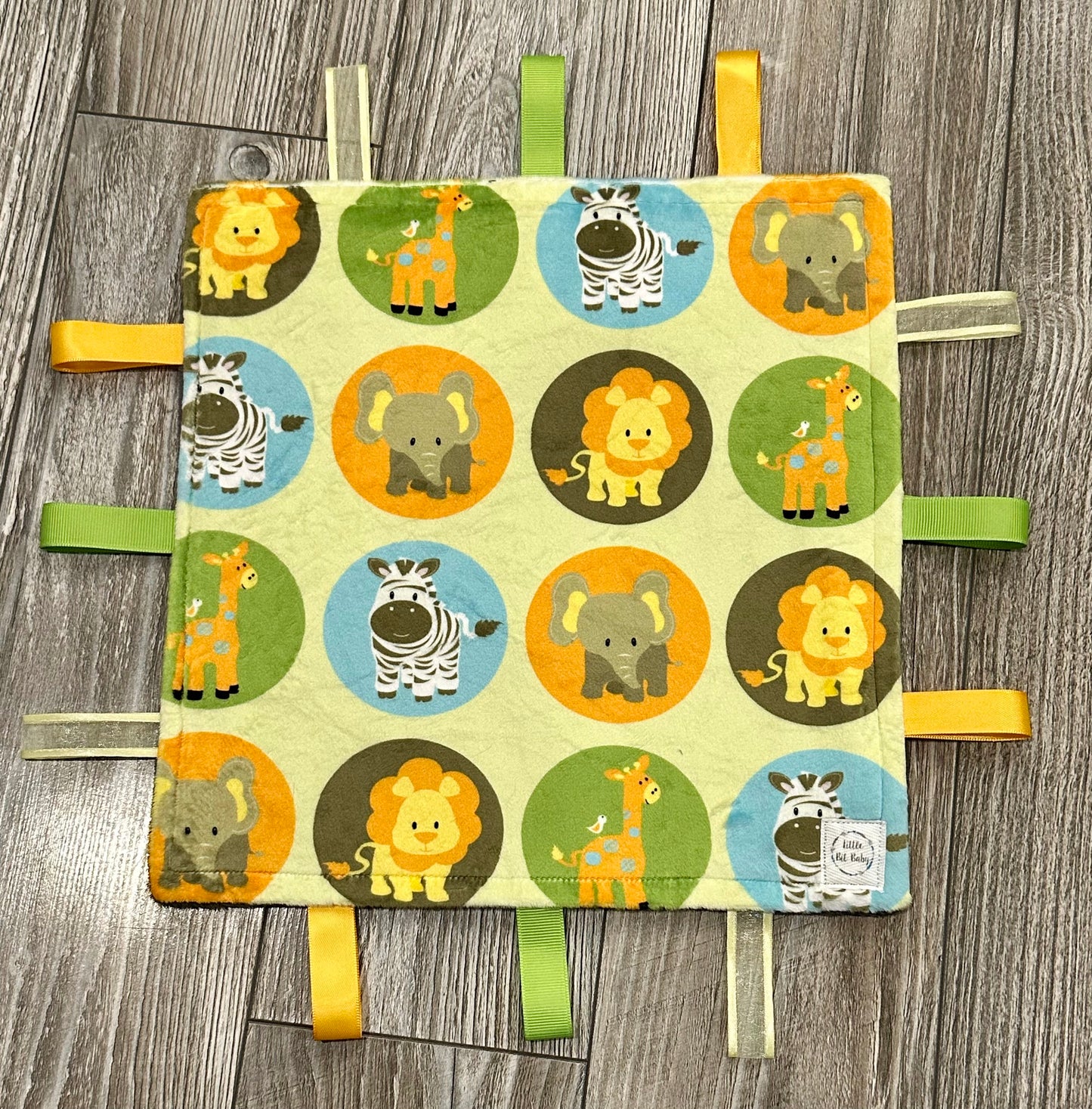 Green Safari Animals WITH Crinkle