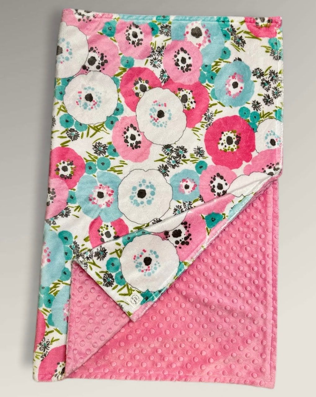 Pink and Teal Florals