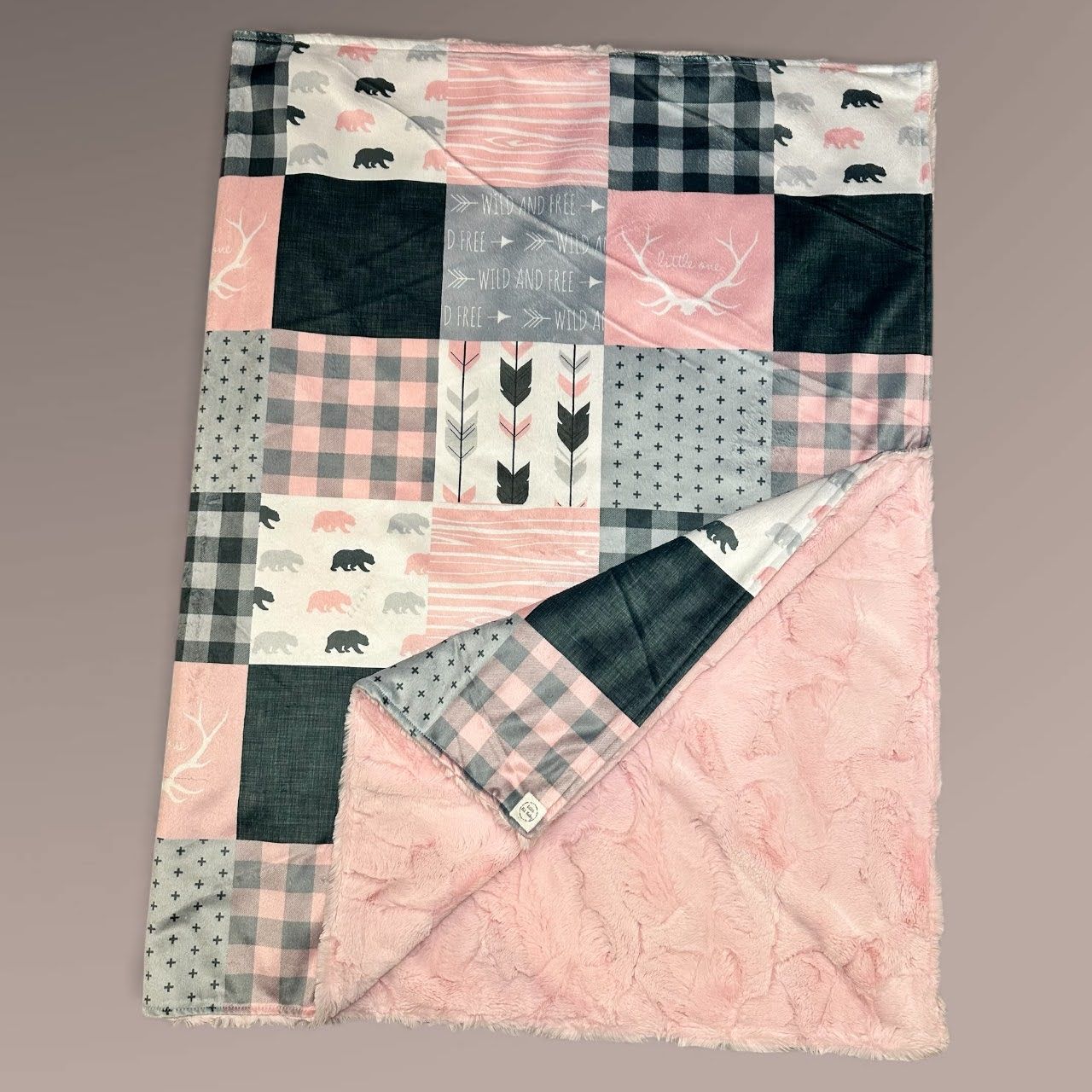 Blush Wild and Free- CRIB SIZE