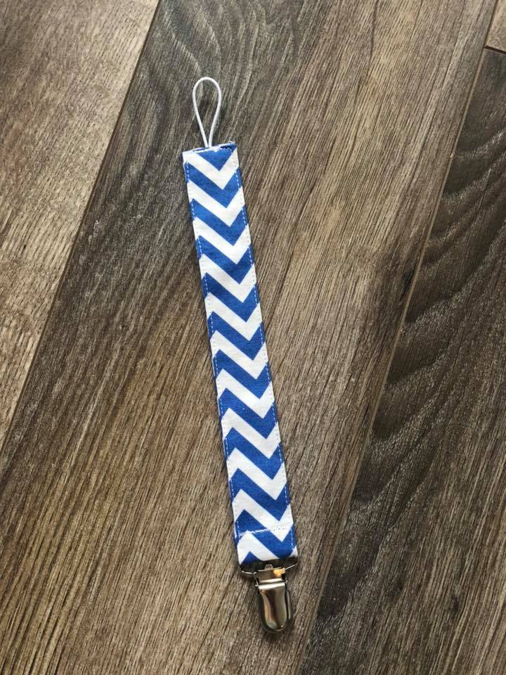 Blue and White Chevron