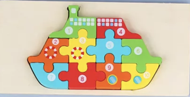 3D Object Puzzle - Variation 2