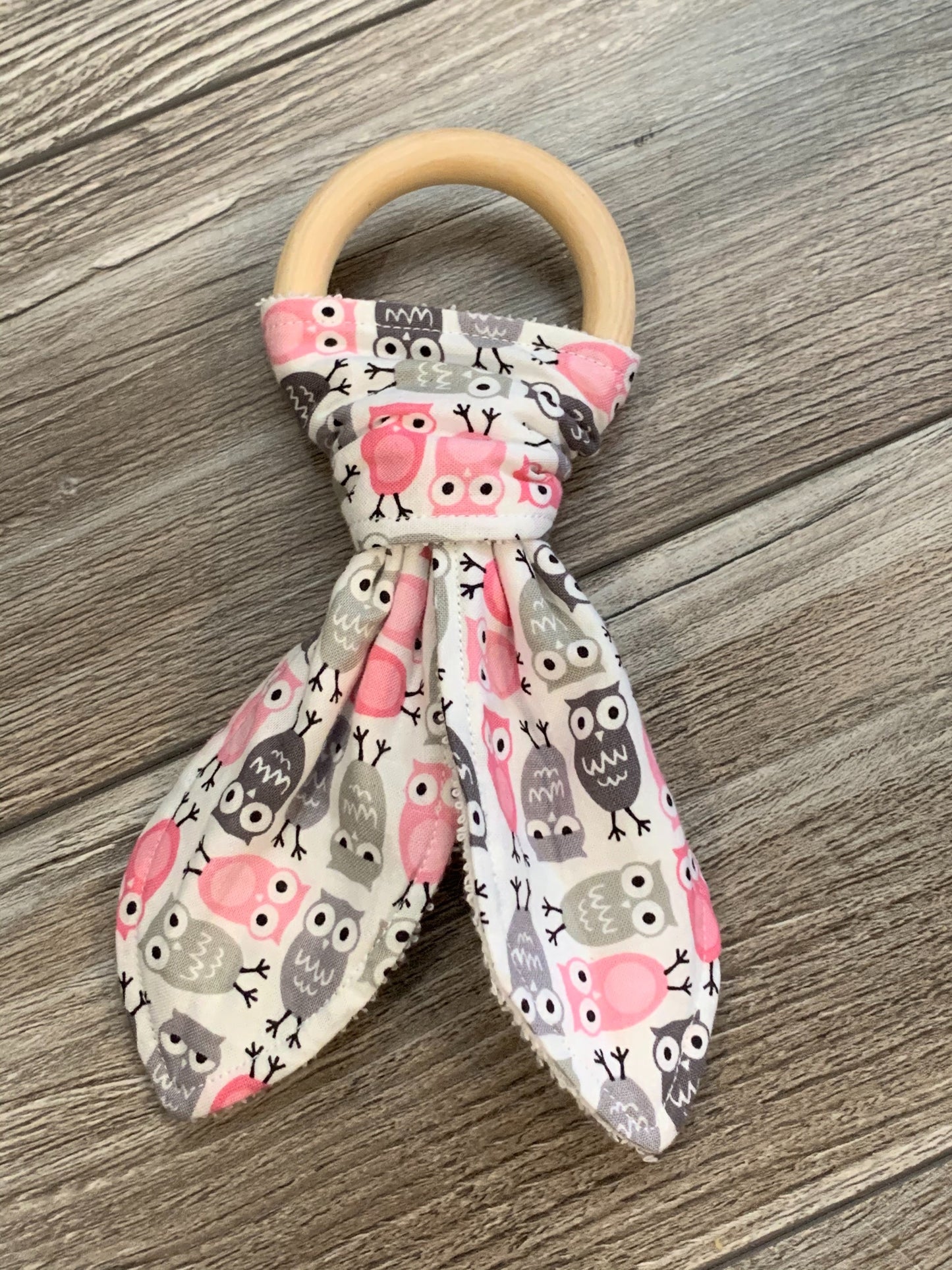 Pink & Grey Owls