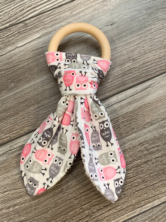 Pink & Grey Owls