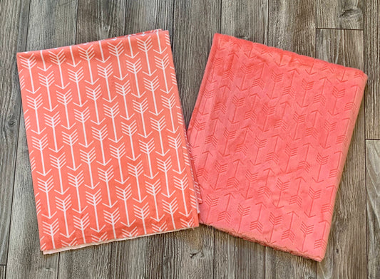 Coral With White Arrows
