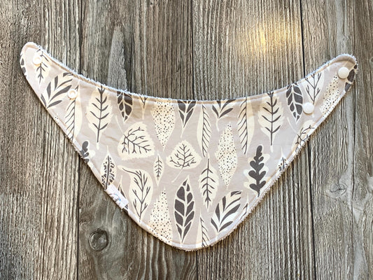 Grey with Leaves