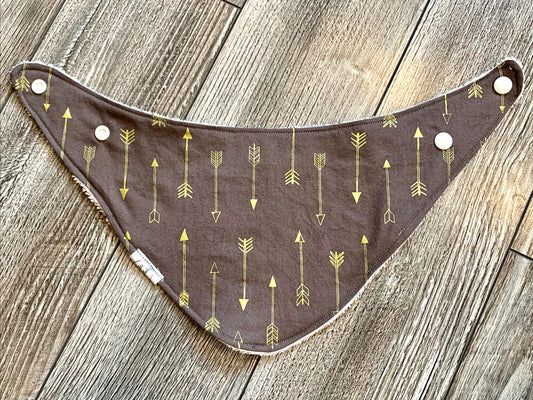 Brown with Gold Arrows