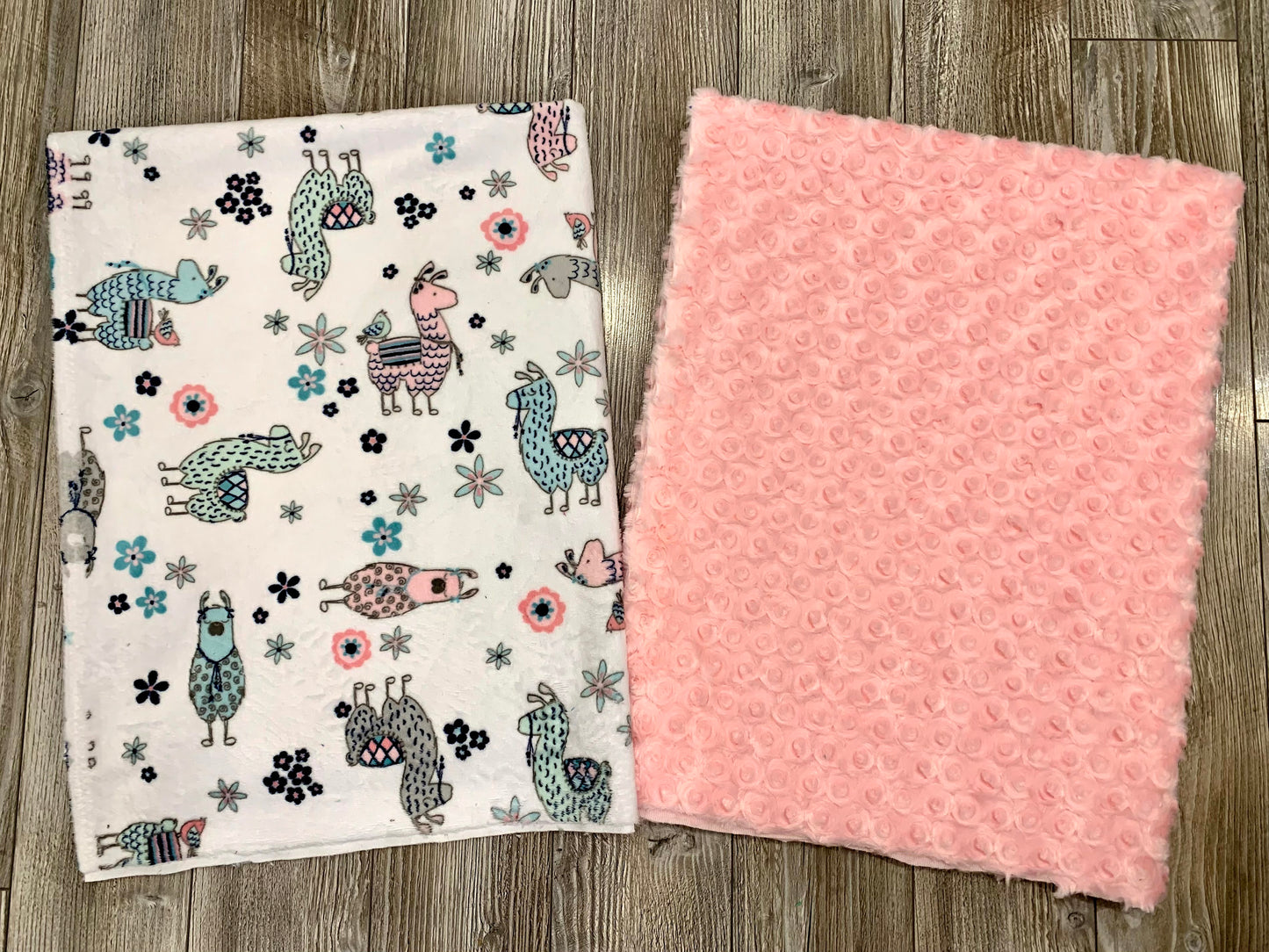 Pink and Blue Llamas