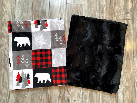 Black and Red Forest Animals