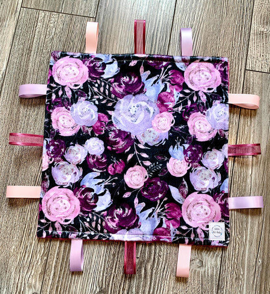 Raspberry and Purple Florals WITH Crinkle