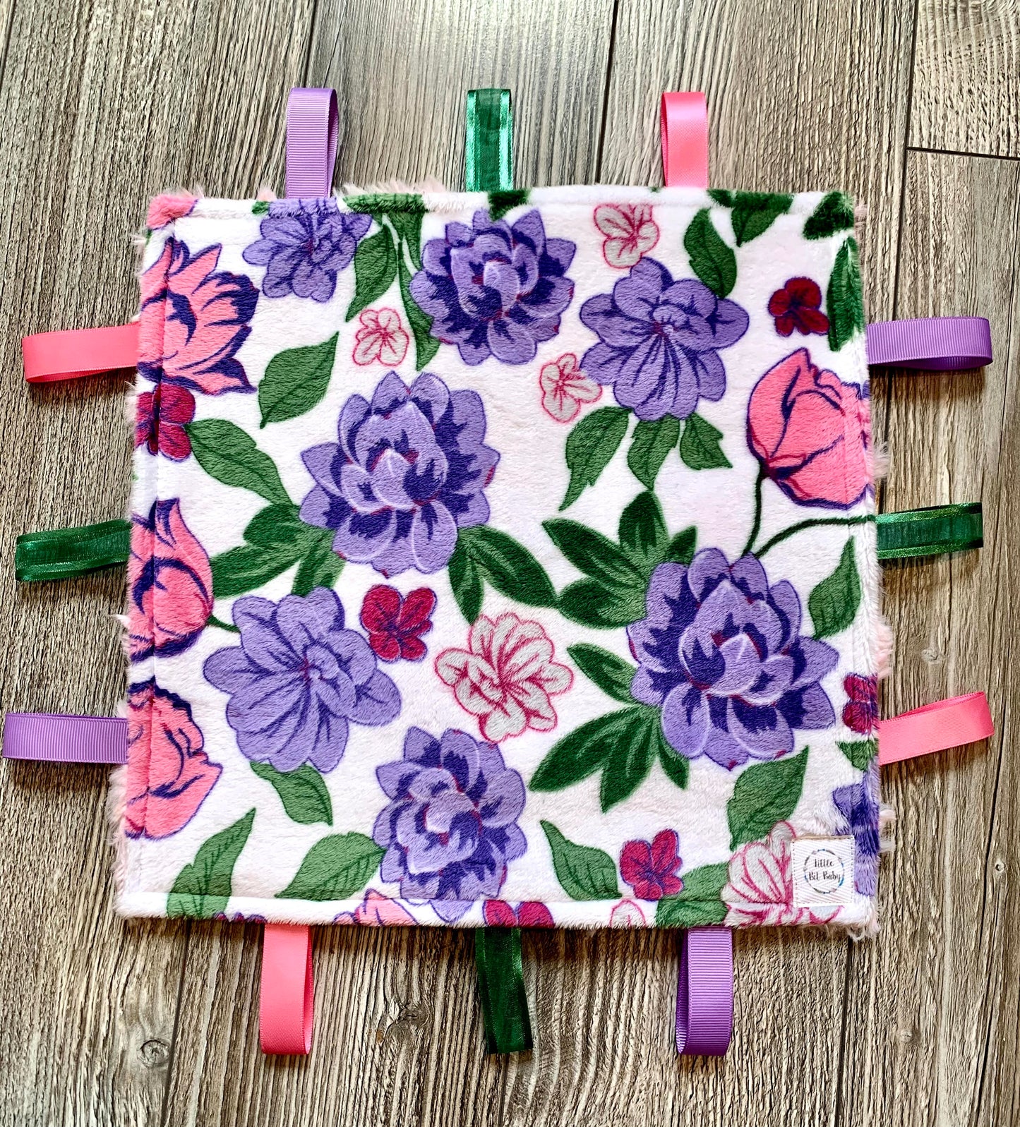 Purple and Pink Florals WITH Crinkle