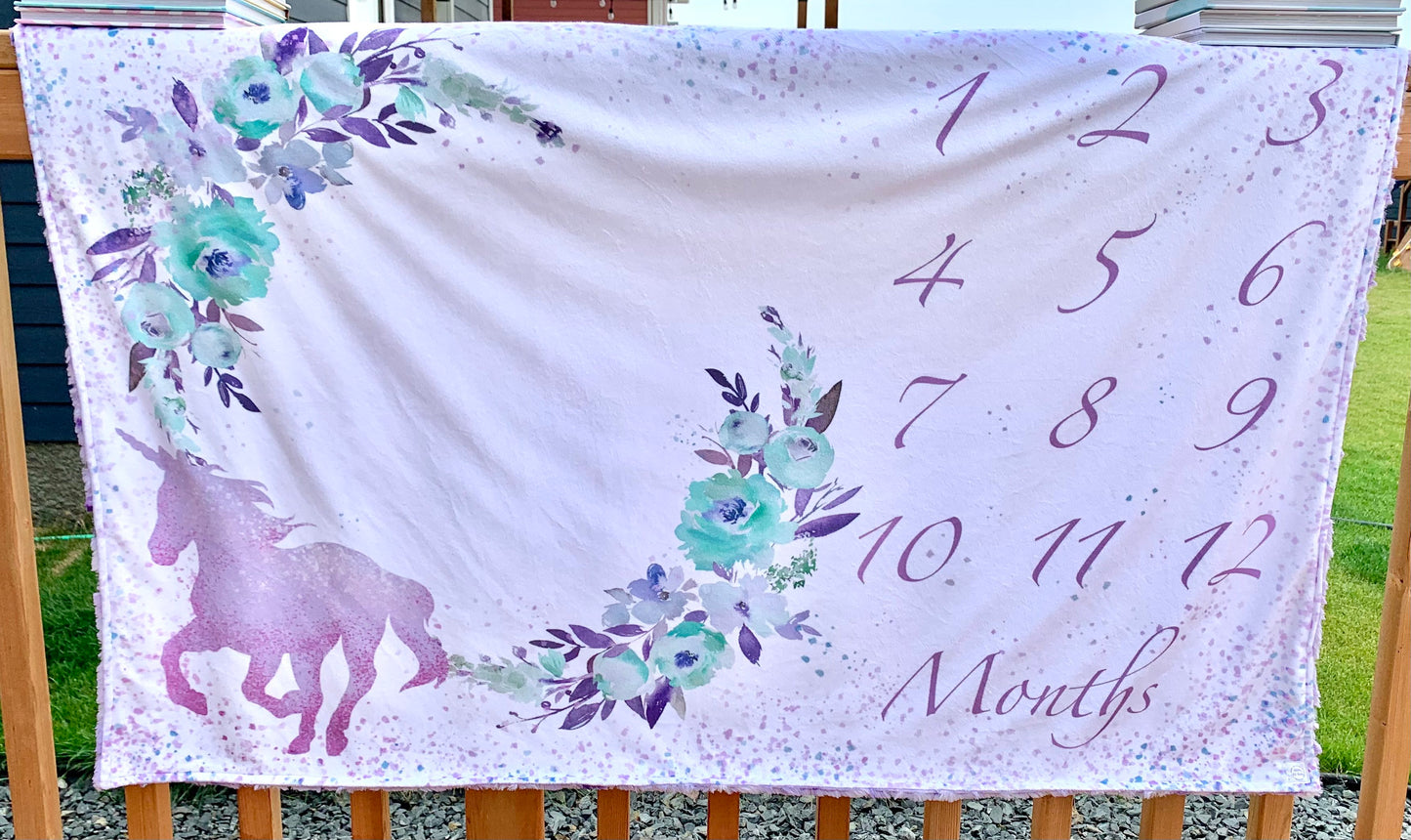 Purple Horses - CRIB SIZE