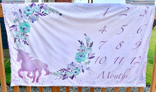 Purple Horses - CRIB SIZE