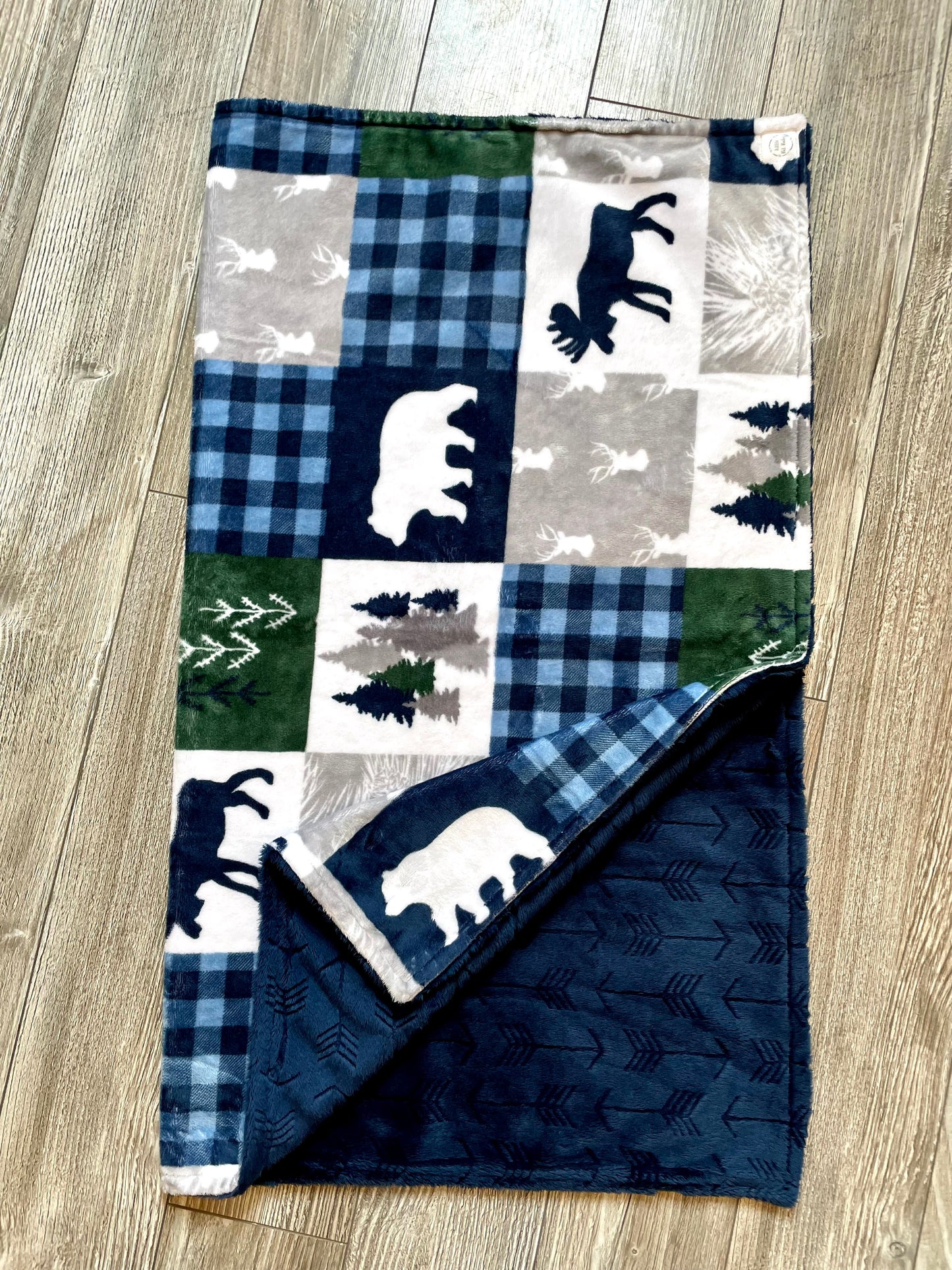 Navy and Green Forest Animals
