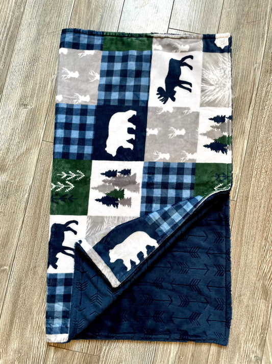 Navy and Green Forest Animals