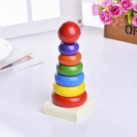 Small Colorful Stacking Tower