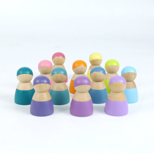 Pastel Peg Dolls