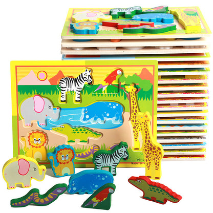 Cartoon Puzzle Board