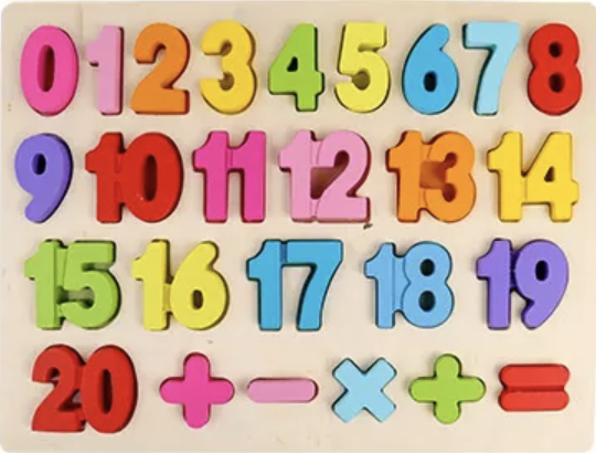 Rainbow Numbers to 20 Board