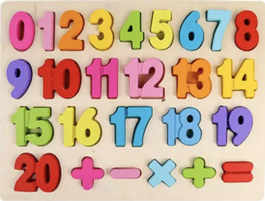 Rainbow Numbers to 20 Board