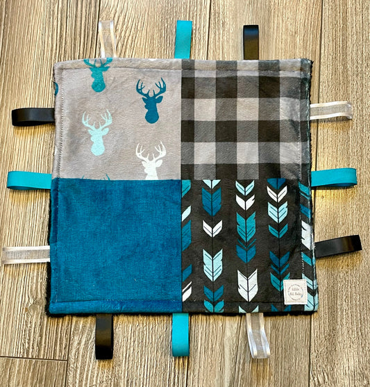 Aqua and Grey Bucks WITH Crinkle (Print 2)