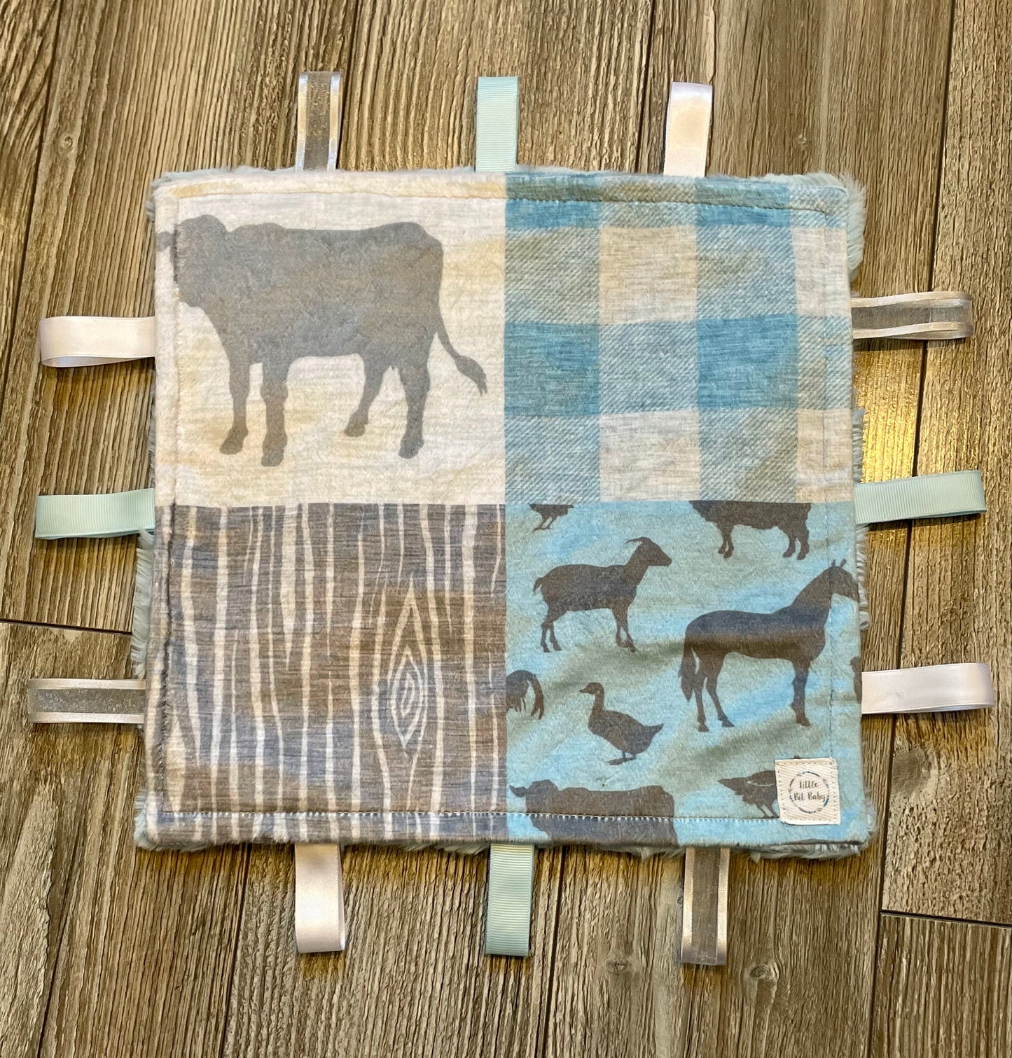 Baby Blue Farm Life WITH Crinkle (Print 2)
