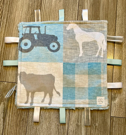 Baby Blue Farm Life WITH Crinkle (Print 4)