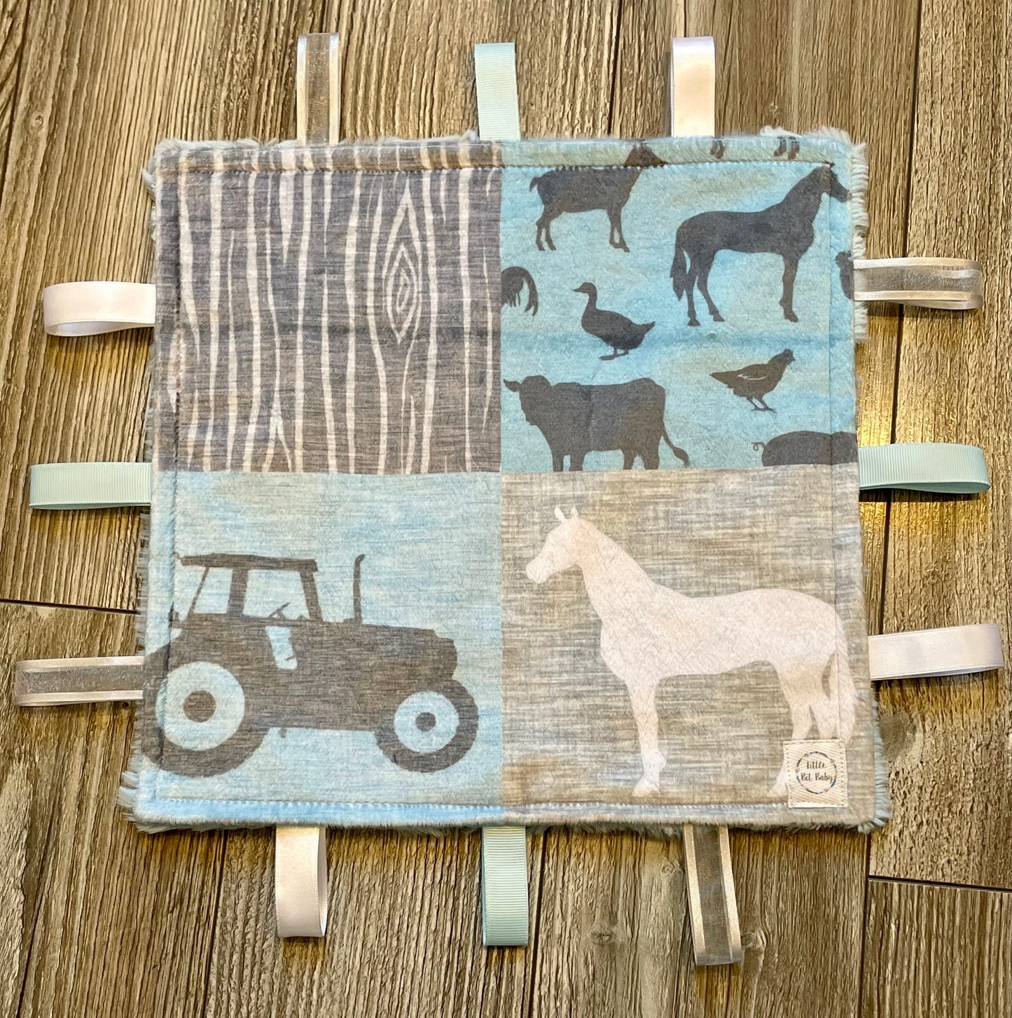Baby Blue Farm Life WITH Crinkle (Print 1)
