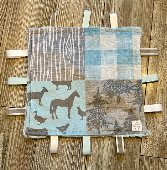 Baby Blue Farm Life WITH Crinkle (Print 3)