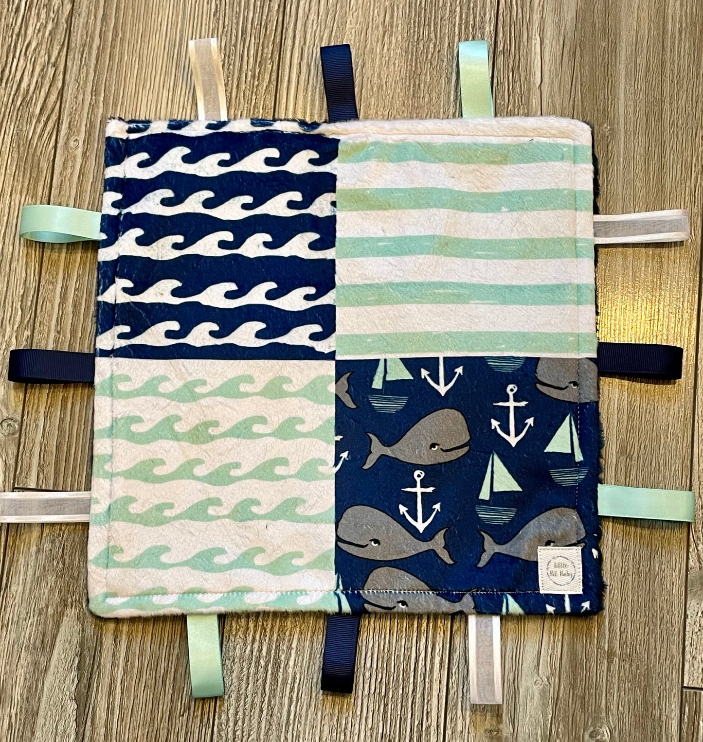 Navy Sea Life WITH Crinkle (Print 3)