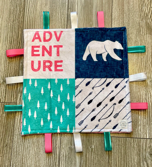 Teal and Pink Bears WITH Crinkle (Print 1)