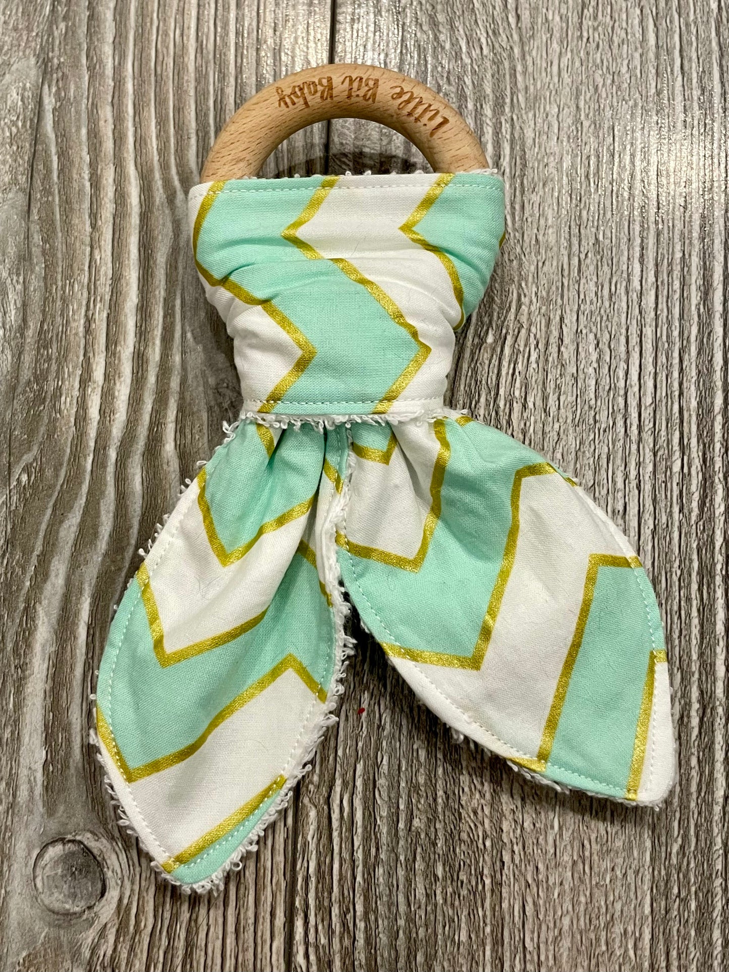 Mint & White Chevron