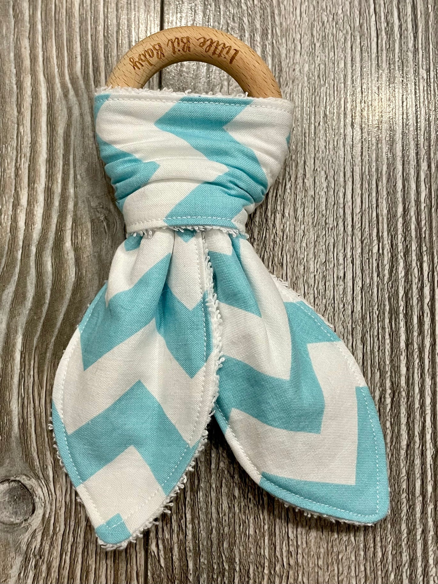 Blue & White Large Chevron