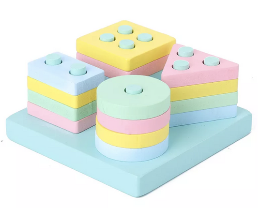 Peg Sorter - Pastel Colors