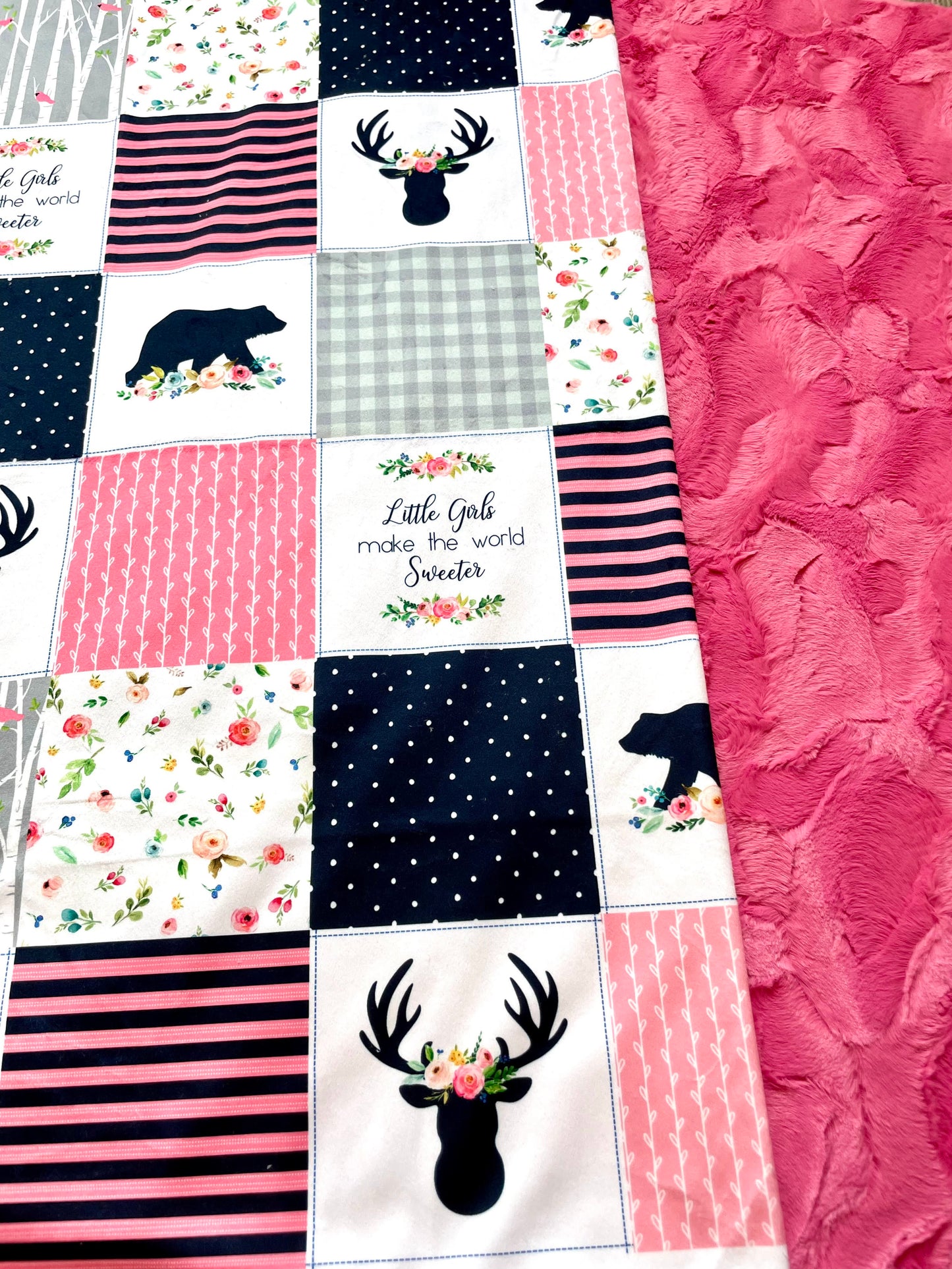Black and Bubblegum Forest Animals