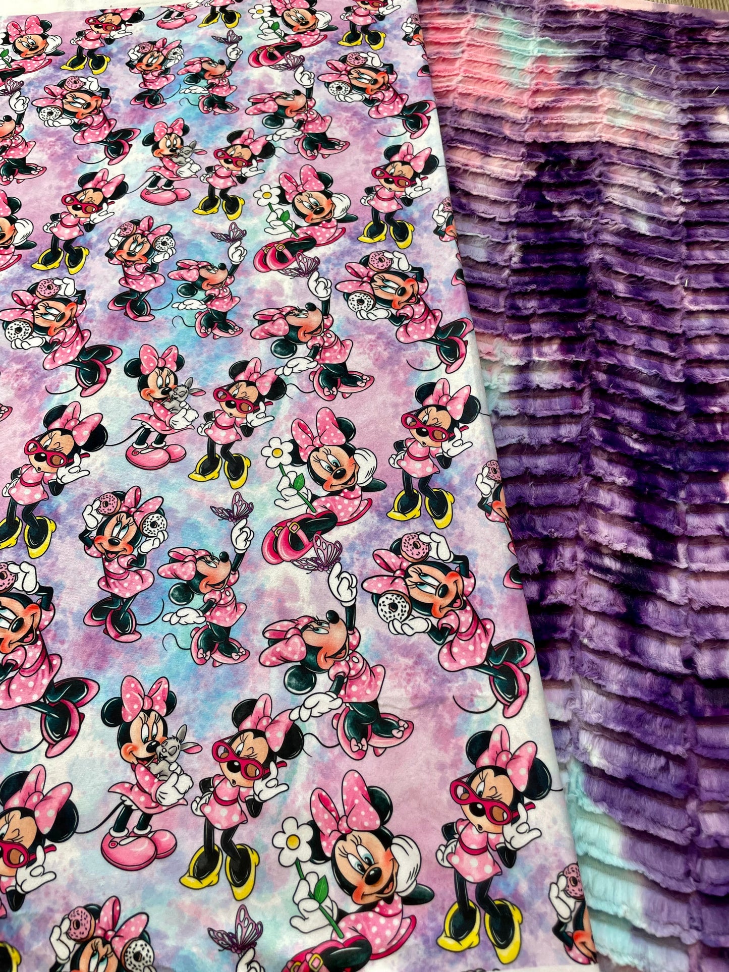 Pink and Purple Minnie Mouse