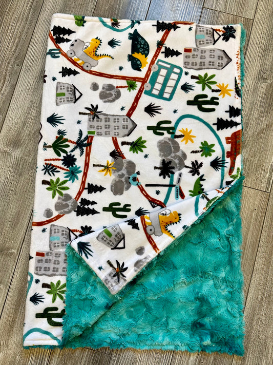 Teal Dino Land