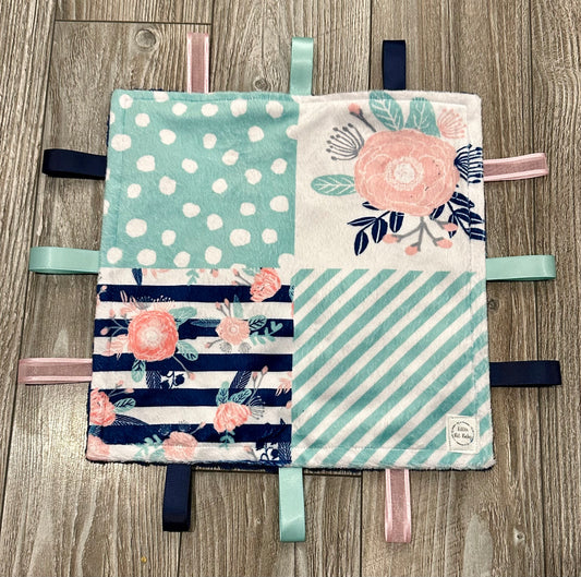 Navy and Teal Florals (Print 1)