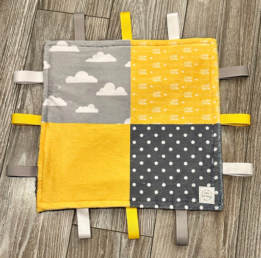 Yellow and Grey Sunshine WITH Crinkle