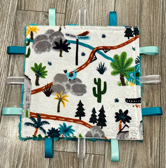 Teal Dinoland WITH Crinkle